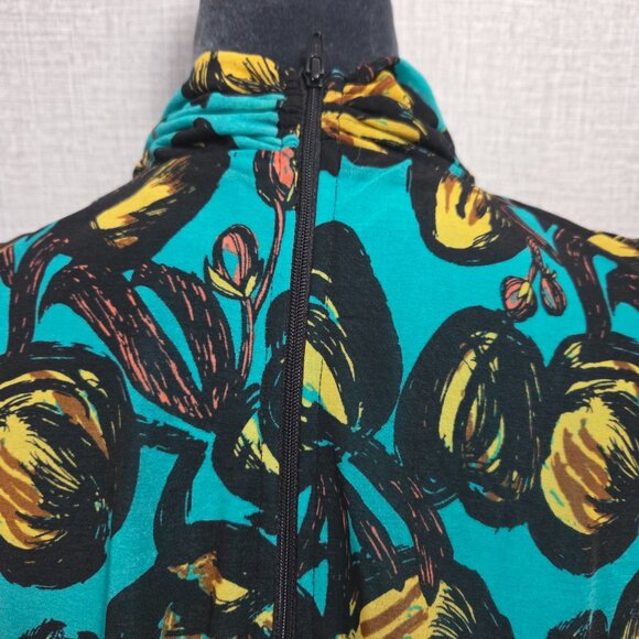 Worthington Flowy Sleeveless Blouse Multicolor Floral Design– Size 1X - Picture 4 of 9